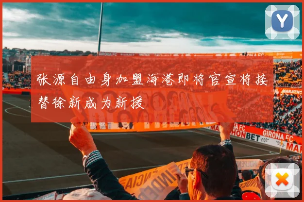 张源自由身加盟海港即将官宣将接替徐新成为新援